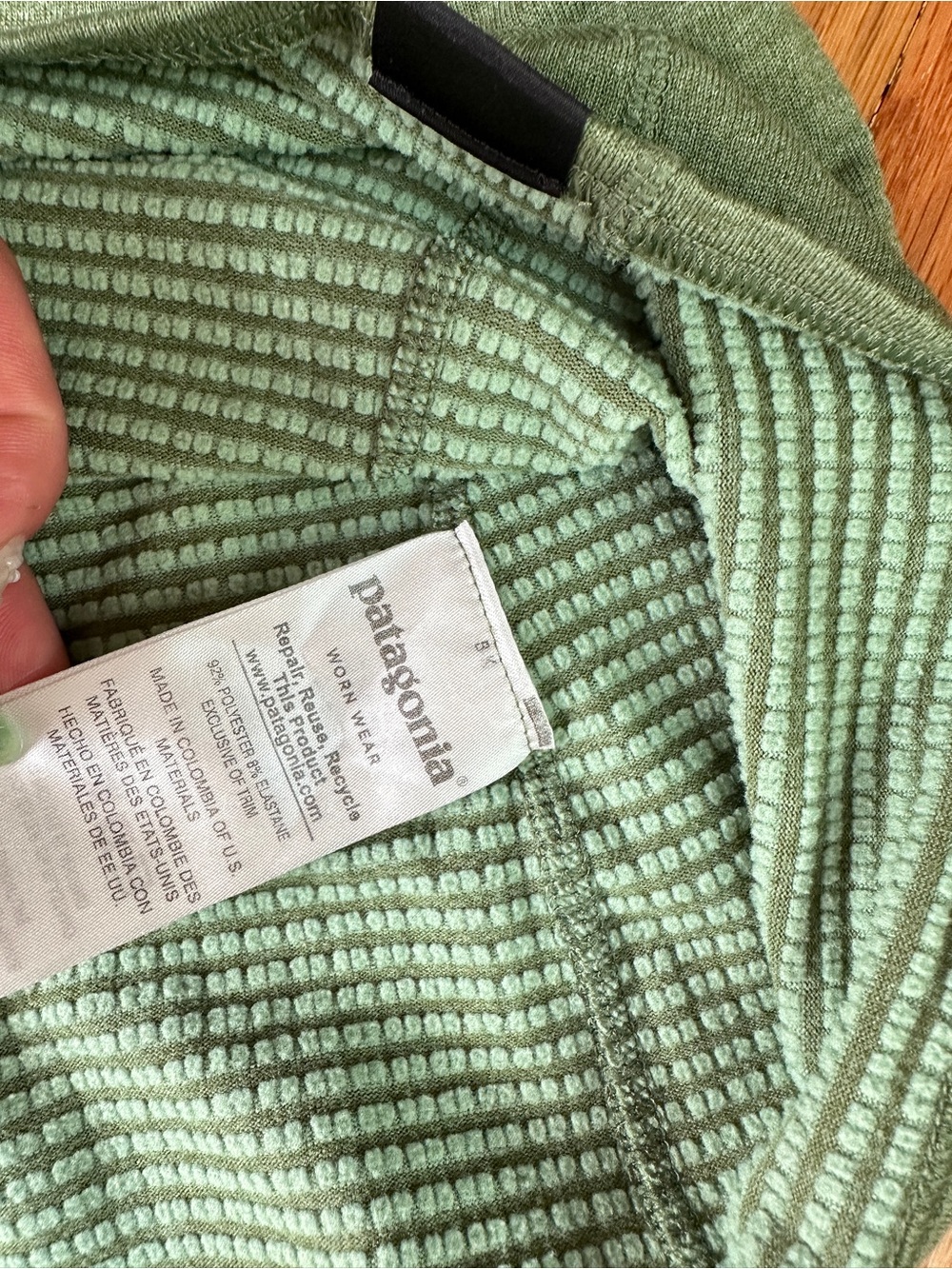 Patagonia Capilene 3 Midweight Crew Baselayer Top Women’s M OlivGreen Long Sleev - Picture 9 of 13